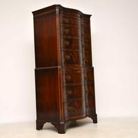 Antique Flame Mahogany Chest on Chest (8 of 9) Antique Flame Mahogany Chest on Chest (8 of 9)