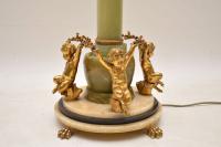 French Gilt Metal & Onyx Floor Lamp c.1930 (2 of 9) French Gilt Metal & Onyx Floor Lamp c.1930 (2 of 9)