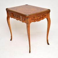 French Inlaid Marquetry Card Table (4 of 12) French Inlaid Marquetry Card Table (4 of 12)