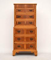 Georgian Style Yew Wood Chest on Chest c.1930 (3 of 13) Georgian Style Yew Wood Chest on Chest c.1930 (3 of 13)