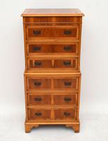 Georgian Style Yew Wood Chest on Chest c.1930 (4 of 13) Georgian Style Yew Wood Chest on Chest c.1930 (4 of 13)