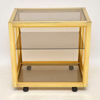 1970s Vintage Italian Brass Drinks Trolley by Zevi (2 of 7) 1970s Vintage Italian Brass Drinks Trolley by Zevi (2 of 7)