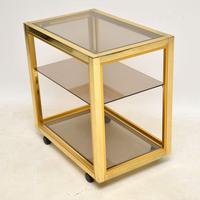 1970s Vintage Italian Brass Drinks Trolley by Zevi (3 of 7) 1970s Vintage Italian Brass Drinks Trolley by Zevi (3 of 7)
