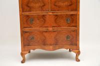 Antique Burr & Figured Walnut Tallboy (5 of 8) Antique Burr & Figured Walnut Tallboy (5 of 8)