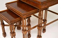 Chippendale Style Burr Walnut Nest of Tables (8 of 10) Chippendale Style Burr Walnut Nest of Tables (8 of 10)