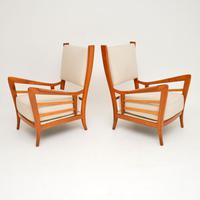1950s Pair of Italian Vintage Armchairs (2 of 12) 1950s Pair of Italian Vintage Armchairs (2 of 12)