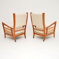 1950s Pair of Italian Vintage Armchairs (6 of 12) 1950s Pair of Italian Vintage Armchairs (6 of 12)