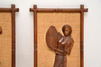 1960s Pair of Carved Walnut Decorative Reliefs Wall Art (5 of 11) 1960s Pair of Carved Walnut Decorative Reliefs Wall Art (5 of 11)