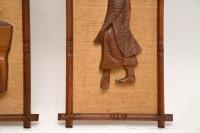 1960s Pair of Carved Walnut Decorative Reliefs Wall Art (6 of 11) 1960s Pair of Carved Walnut Decorative Reliefs Wall Art (6 of 11)