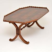 Antique Yew Wood Oyster Veneer Coffee Table (3 of 12) Antique Yew Wood Oyster Veneer Coffee Table (3 of 12)