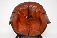 1970s Vintage Leather & Wicker ‘Venus’ Armchair by Pieff (5 of 10) 1970s Vintage Leather & Wicker ‘Venus’ Armchair by Pieff (5 of 10)