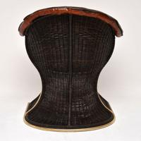 1970s Vintage Leather & Wicker ‘Venus’ Armchair by Pieff (9 of 10) 1970s Vintage Leather & Wicker ‘Venus’ Armchair by Pieff (9 of 10)