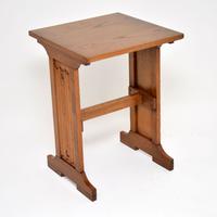 Antique Arts & Crafts Elm Writing Table (3 of 8) Antique Arts & Crafts Elm Writing Table (3 of 8)