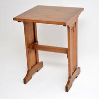 Antique Arts & Crafts Elm Writing Table (6 of 8) Antique Arts & Crafts Elm Writing Table (6 of 8)