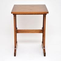 Antique Arts & Crafts Elm Writing Table (5 of 8) Antique Arts & Crafts Elm Writing Table (5 of 8)