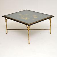 1970s Vintage Decorative Brass & Lacquered Chinoiserie Coffee Table (5 of 11) 1970s Vintage Decorative Brass & Lacquered Chinoiserie Coffee Table (5 of 11)