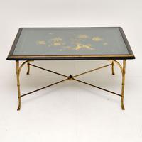 1970s Vintage Decorative Brass & Lacquered Chinoiserie Coffee Table (2 of 11) 1970s Vintage Decorative Brass & Lacquered Chinoiserie Coffee Table (2 of 11)