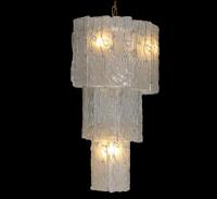 1960s Vintage Glass & Brass Chandelier (7 of 7) 1960s Vintage Glass & Brass Chandelier (7 of 7)