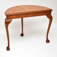 Antique Burr Walnut Console Table (9 of 9) Antique Burr Walnut Console Table (9 of 9)