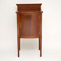 Antique Edwardian Inlaid Mahogany Bedside Cabinet (3 of 8) Antique Edwardian Inlaid Mahogany Bedside Cabinet (3 of 8)