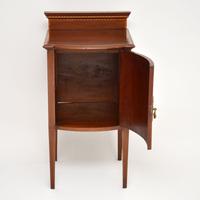 Antique Edwardian Inlaid Mahogany Bedside Cabinet (5 of 8) Antique Edwardian Inlaid Mahogany Bedside Cabinet (5 of 8)