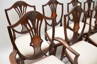 Set of 12 Mahogany Shield Back Dining Chairs (9 of 13) Set of 12 Mahogany Shield Back Dining Chairs (9 of 13)