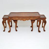 Burr Walnut Nesting Coffee Table / Side Tables c.1930 (4 of 12) Burr Walnut Nesting Coffee Table / Side Tables c.1930 (4 of 12)