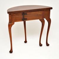 Antique Georgian Mahogany Tea Table / Console Table (9 of 9) Antique Georgian Mahogany Tea Table / Console Table (9 of 9)