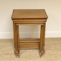 Edwardian Mellow Walnut Nest of Four Antique Tables (6 of 6) Edwardian Mellow Walnut Nest of Four Antique Tables (6 of 6)