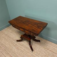 Fine Quality William IV Figured Mahogany Antique Games Table (11 of 11) Fine Quality William IV Figured Mahogany Antique Games Table (11 of 11)