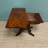 Fine Quality William IV Figured Mahogany Antique Games Table (8 of 11) Fine Quality William IV Figured Mahogany Antique Games Table (8 of 11)