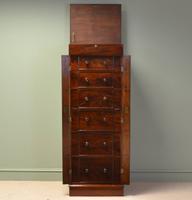 Unusual William IV Tall Beautifully Figured Antique Wellington Chest (3 of 6) Unusual William IV Tall Beautifully Figured Antique Wellington Chest (3 of 6)