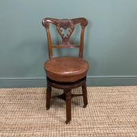 Spectacular Quality Mahogany Antique Revolving Music Chair (2 of 7) Spectacular Quality Mahogany Antique Revolving Music Chair (2 of 7)