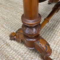 Striking Quality Figured Walnut Large Antique Victorian Sutherland Table (5 of 8) Striking Quality Figured Walnut Large Antique Victorian Sutherland Table (5 of 8)