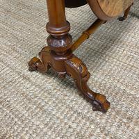 Striking Quality Figured Walnut Large Antique Victorian Sutherland Table (4 of 8) Striking Quality Figured Walnut Large Antique Victorian Sutherland Table (4 of 8)