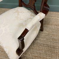 Elegant Victorian Upholstered Antique Arm Chair (5 of 7) Elegant Victorian Upholstered Antique Arm Chair (5 of 7)
