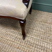 Elegant 19th Century Upholstered Antique Armchair (3 of 8) Elegant 19th Century Upholstered Antique Armchair (3 of 8)