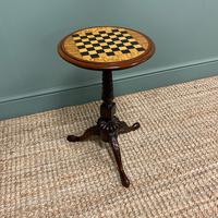 High Quality Victorian Mahogany Antique Drafts Table / Chess Table (7 of 7) High Quality Victorian Mahogany Antique Drafts Table / Chess Table (7 of 7)