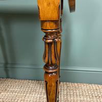 Remarkable Figured Walnut Small Drop Leaf Antique Victorian Side Table / Sofa Table (5 of 9) Remarkable Figured Walnut Small Drop Leaf Antique Victorian Side Table / Sofa Table (5 of 9)