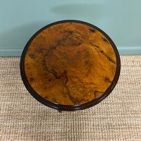 Beautifully Figured Victorian Walnut Antique Occasional Table (6 of 7) Beautifully Figured Victorian Walnut Antique Occasional Table (6 of 7)