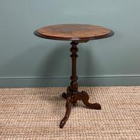 Beautifully Figured Victorian Walnut Antique Occasional Table (4 of 7) Beautifully Figured Victorian Walnut Antique Occasional Table (4 of 7)