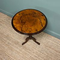 Beautifully Figured Victorian Walnut Antique Occasional Table (3 of 7) Beautifully Figured Victorian Walnut Antique Occasional Table (3 of 7)