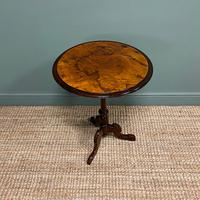 Beautifully Figured Victorian Walnut Antique Occasional Table (2 of 7) Beautifully Figured Victorian Walnut Antique Occasional Table (2 of 7)