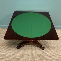 Spectacular William IV Rosewood Antique Card Table (9 of 10) Spectacular William IV Rosewood Antique Card Table (9 of 10)