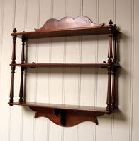 Late 19th Century Mahogany Wall Shelves (6 of 8) Late 19th Century Mahogany Wall Shelves (6 of 8)