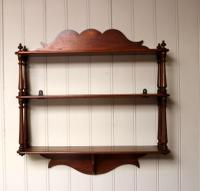 Late 19th Century Mahogany Wall Shelves (8 of 8) Late 19th Century Mahogany Wall Shelves (8 of 8)