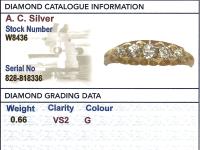 0.66ct Diamond & 18ct Yellow Gold Five Stone Ring - Antique Victorian (6 of 9) 0.66ct Diamond & 18ct Yellow Gold Five Stone Ring - Antique Victorian (6 of 9)