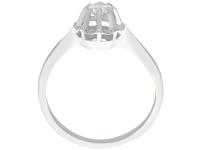 0.33ct Diamond & 18ct White Gold Solitaire Ring - Vintage c.1940 (6 of 9) 0.33ct Diamond & 18ct White Gold Solitaire Ring - Vintage c.1940 (6 of 9)
