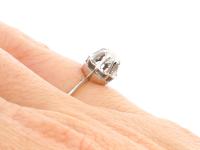 0.33ct Diamond & 18ct White Gold Solitaire Ring - Vintage c.1940 (8 of 9) 0.33ct Diamond & 18ct White Gold Solitaire Ring - Vintage c.1940 (8 of 9)