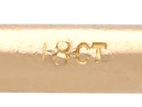 18ct Yellow Gold & Platinum Double Albert Watch Chain - Antique c.1910 (5 of 9) 18ct Yellow Gold & Platinum Double Albert Watch Chain - Antique c.1910 (5 of 9)